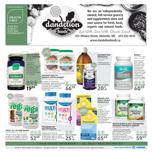 Dandelion Foods - Monthly Savings
