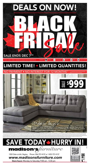 Madison's Furniture - Black Friday Sale