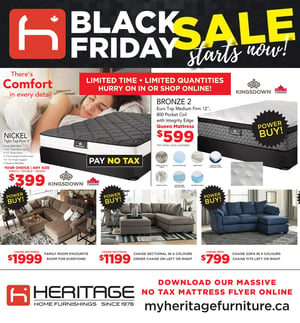 Heritage Furniture - Black Friday Sale, Start Now !