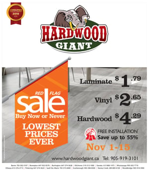 Hardwood Giant - Monthly Savings