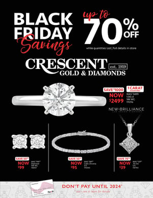 Crescent Gold & Diamonds - Black Friday