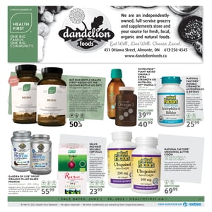 Dandelion Foods - Monthly Savings