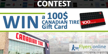 Win a Canadian Tire 100$ Gift Card Contest