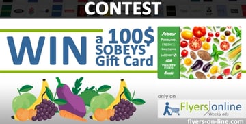 Win a Sobeys 100$ Gift Card Contest