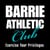 Barrie Athletic Club online flyer