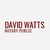 David Watts Notary online flyer