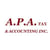 A.P.A Tax online flyer