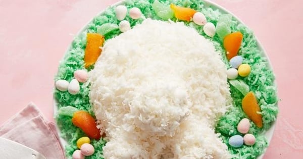 Coconut Bunny Butt Cake