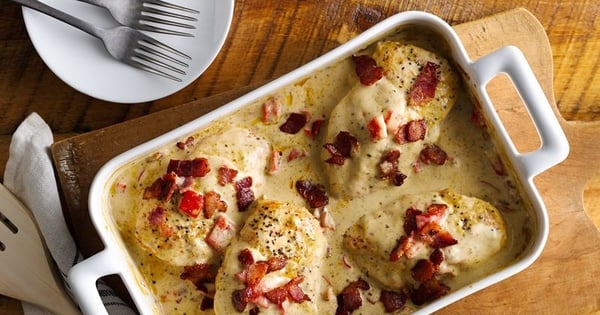 5-Ingredient Smothered Chicken Bake