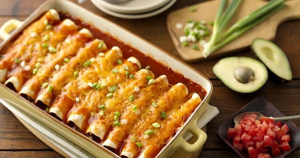 Easy Beef Enchiladas