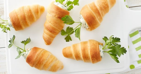 Stuffed Crescent Roll Carrots