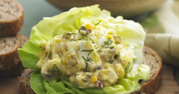 Dill & Caper Egg Salad Sandwich