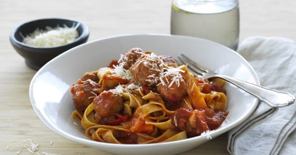 Spicy Chorizo Fettuccine