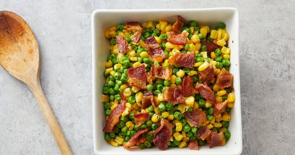 Peas and Corn with Thyme Butter