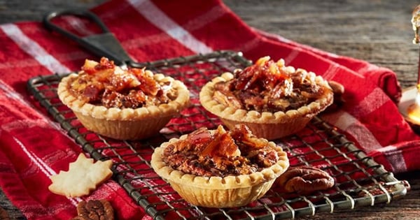 Maple Pecan Bacon Tarts