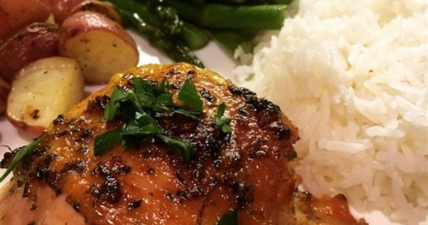 Easy Garlic Broiled Chicken