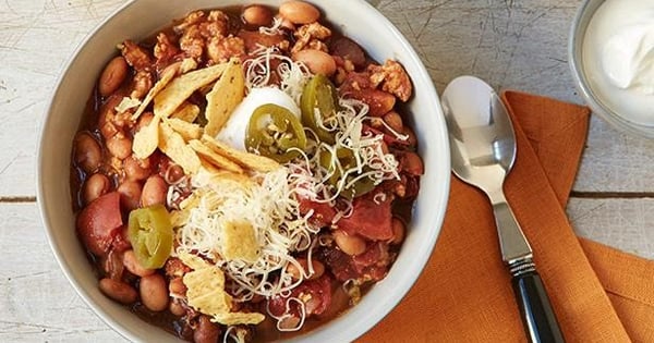 Slow Cooker Turkey Chili