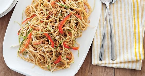 Sesame and Peanut Noodles