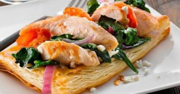 Turkey, Tomato And Feta Tarts