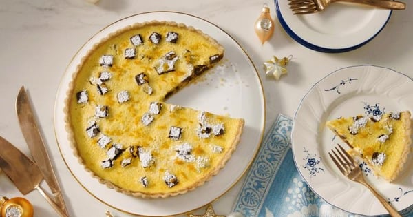 Chocolate Orange Ricotta Pie