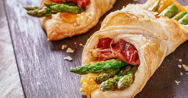 Smoked Ham and Asparagus Bundles