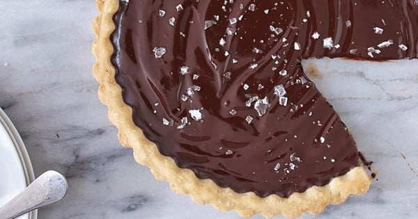 Salted Caramel and Chocolate Tart