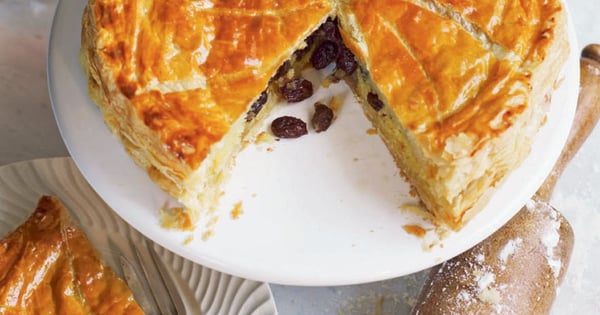 Rum and raisin galette des rois