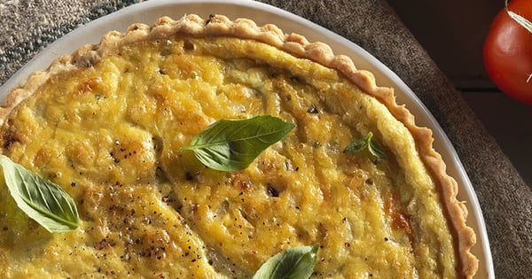 Savoury Egg and Cheese Tart