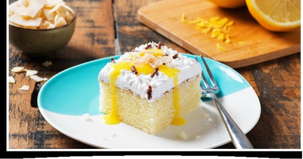 Vanilla Lemon Coconut Cake