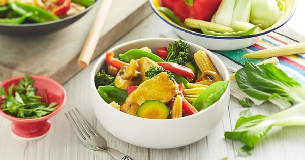 Satay Chicken Stir fry