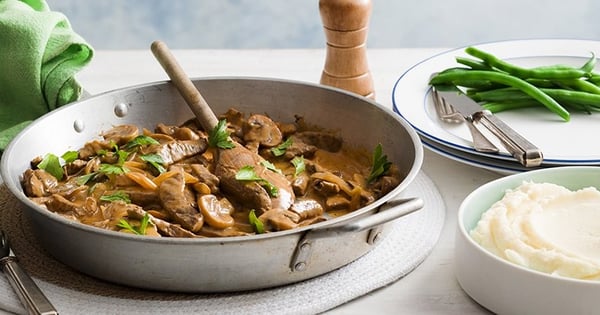Beef Stroganoff