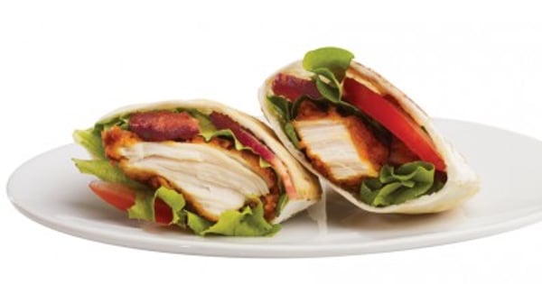 Mini Pitas Stuffed with Chicken Chunkies