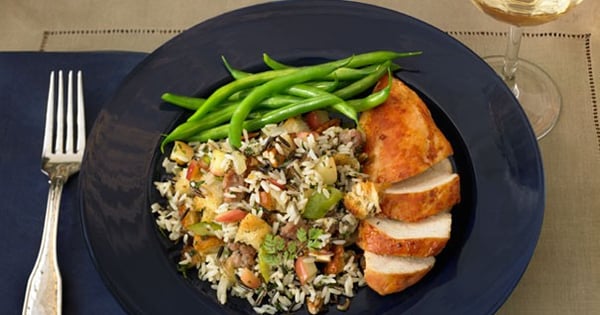 Wild Rice and Sausage Dressing