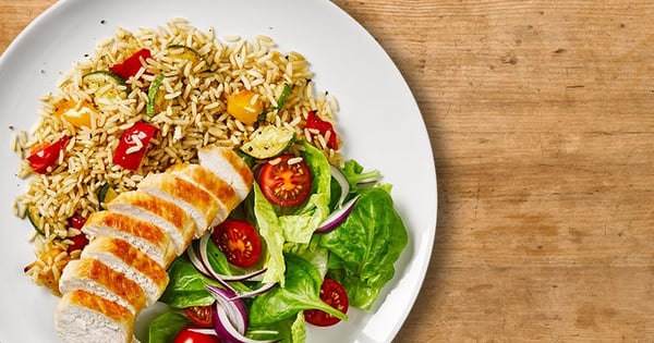 Chicken & Roasted Vegetable Pilaf