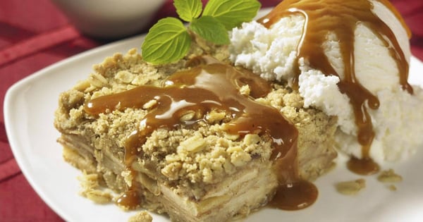 Toffee Apple Squares