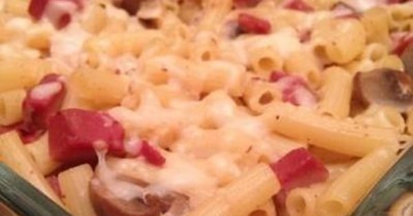 Bacon and Mushroom Pasta