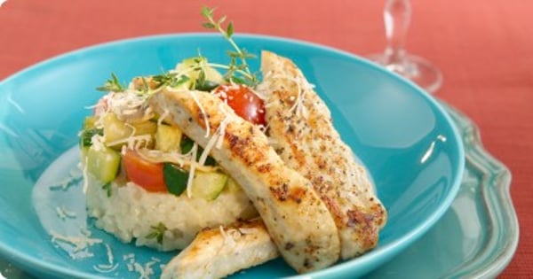 Chicken and Vegetables Risotto