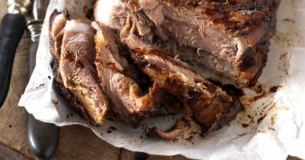 Braised lamb shoulder