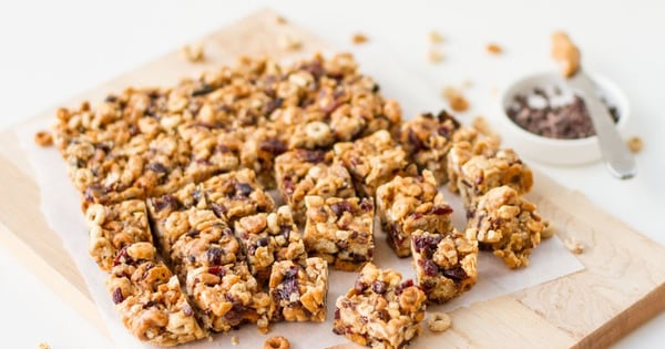 No-Bake Cherry-Almond Squares