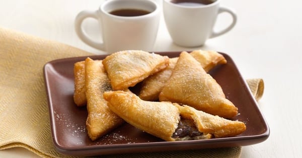 Chocolate-Caramel Crescent Sopapillas