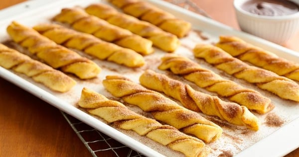 Baked Crescent Churros