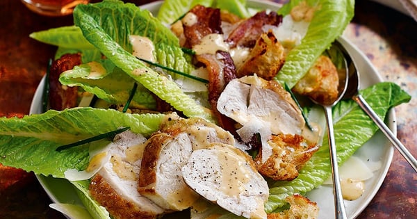 Proper chicken caesar salad