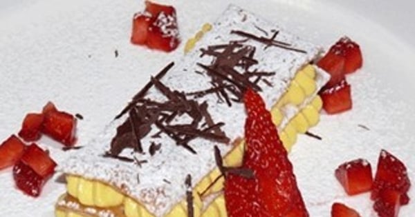 Strawberry and Chantilly Millefoglie