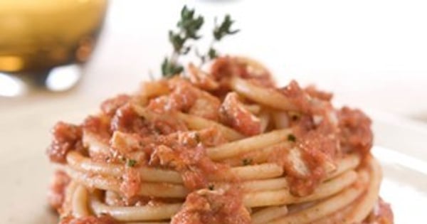 Bucatini with Red Mullet