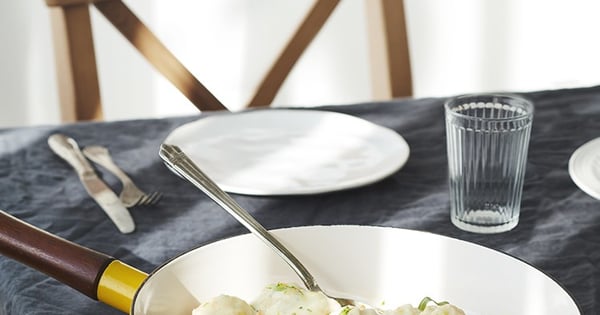 Tarragon sauce & cod balls