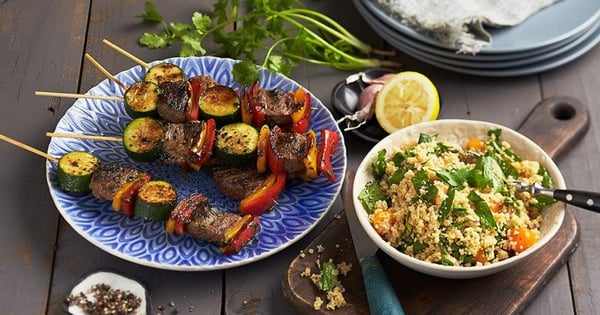 Moroccan Beef Skewers