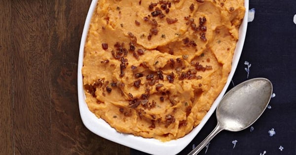 Chive & Onion Sweet Potato Mash