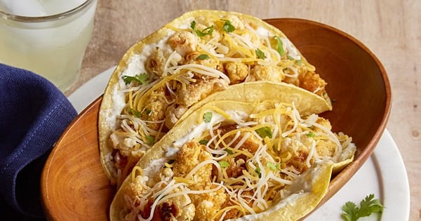 Tex-Mex Oven-Roasted Cauliflower Tacos