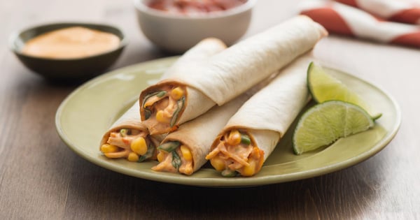 Cheesy Chicken Flautas