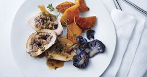 Mediterranean-Style Stuffed Chicken